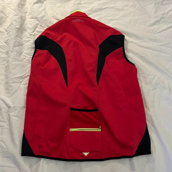 Gore Bike Wear Mens Red XXL Windstopper Cycling Vest - Picture 2 of 6
